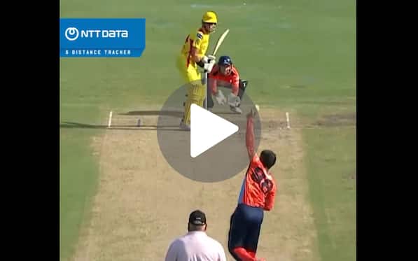 [Watch] CSK’s Mitchell Santner Launches A 106 M Six Against PAK Spinner In MLC 2024